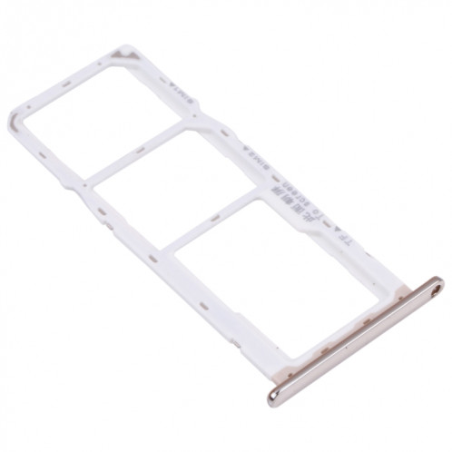 Plateau de carte SIM + plateau de carte SIM + plateau de carte micro SD pour Huawei Y6 (2018) (argent) SH017S1143-04