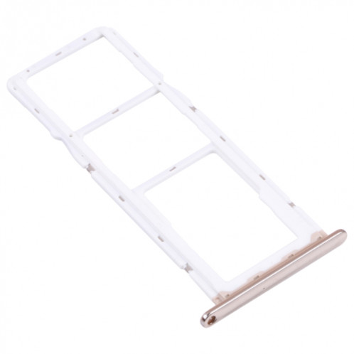 Plateau de carte SIM + plateau de carte SIM + plateau de carte micro SD pour l'honneur 7A Pro (argent) SH018S575-04