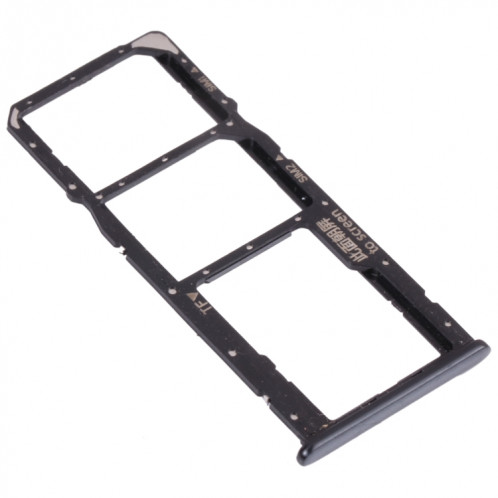 Plateau de carte SIM + plateau de carte SIM + plateau de cartes micro SD pour Huawei Nova 2 Lite / Y7 Prime (2018) (Noir) SH020B370-04