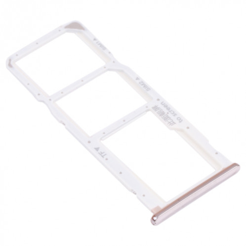 Plateau de carte SIM + plateau de carte SIM + plateau de carte Micro SD pour Huawei Nova 2 Lite / Y7 Prime (2018) (argent) SH020S1121-04