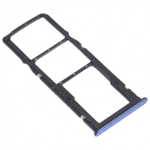 Plateau de carte SIM + plateau de carte SIM + plateau de carte micro SD pour Huawei Y7 PRO 2018 (bleu) SH021L1818-04