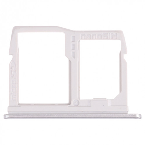 Nano SIM Plateau de la carte SIM + Bac de carte Micro SD pour LG K31 LM-K300Q, LMK300, LGL355DL (argent) SH046S1954-04
