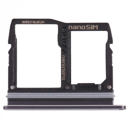 Nano SIM Plateau de la carte SIM + Nano SIM Plateau de carte / Micro SD Plateau de carte pour l'aile LG 5G LMF100N, LM-F100N, LM-F100V, LM-F100 (Noir) SH047B319-04
