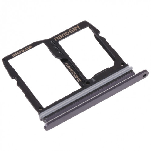 Nano SIM Plateau de la carte SIM + Nano SIM Plateau de carte / Micro SD Plateau de carte pour l'aile LG 5G LMF100N, LM-F100N, LM-F100V, LM-F100 (Noir) SH047B319-04