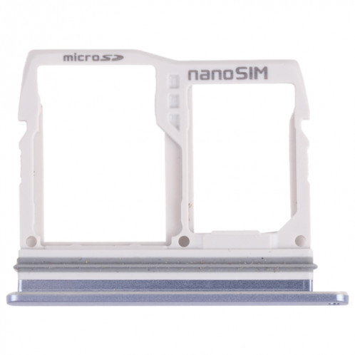 Nano SIM Plateau de la carte SIM + Nano SIM Plateau de carte / Micro SD Plateau de carte pour Wing LG 5G LMF100N, LM-F100N, LM-F100V, LM-F100 (bleu) SH047L1856-04