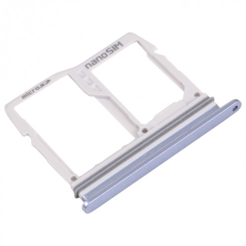Nano SIM Plateau de la carte SIM + Nano SIM Plateau de carte / Micro SD Plateau de carte pour Wing LG 5G LMF100N, LM-F100N, LM-F100V, LM-F100 (bleu) SH047L1856-04