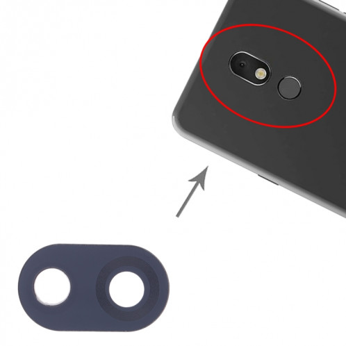Lentille de caméra arrière 10 PCS pour LG Stylo 5 LM-Q720 SH4055651-04