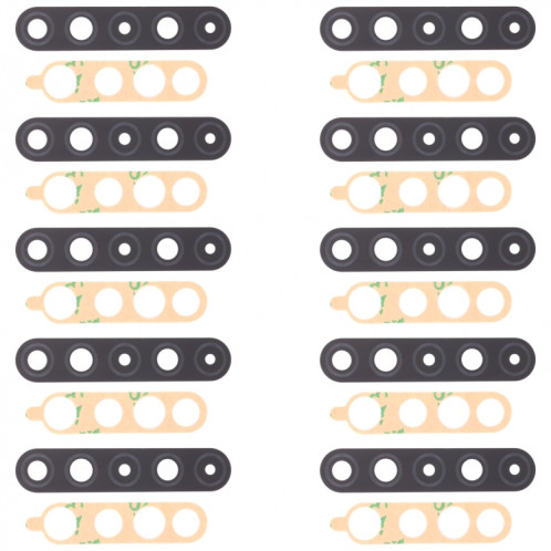 10 PCS Back Camera Lens pour LG K61 LMQ630EAW, LM-Q630EAW, LM-Q630 SH40601289-04