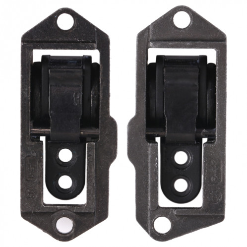 1 paire arbre de connecteur de charnière pour Microsoft Surface Pro 5 / Pro 6 / PRO 7 (Noir) SH094B122-04