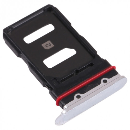 Plateau de carte SIM + plateau de carte SIM pour Asus Zenfone 8 ZS590KS (argent) SH101S522-04