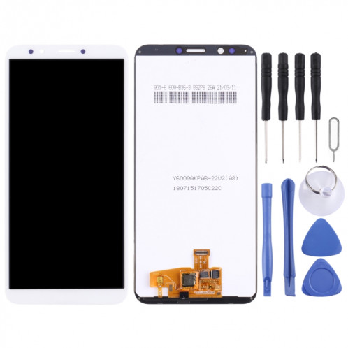 Écran LCD et numériseur Assemblage complet pour Huawei Y7 PRO 2018 (Blanc) SH34WL1614-07
