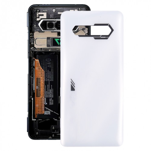 Couverture arrière de la batterie d'origine pour 7iaomi Noir Shark 4S / Noir Shark 4s Pro (Blanc) SH47WL799-07