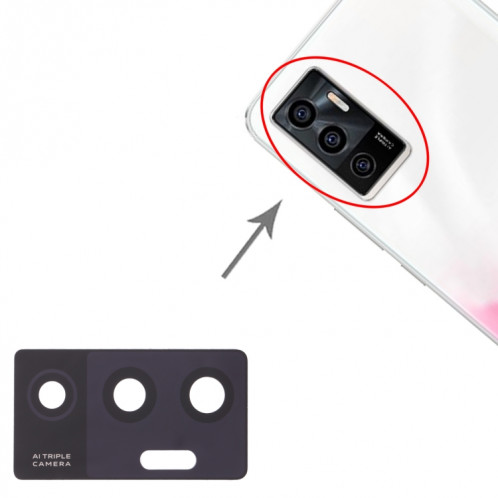 Pour Vivo S10e 10pcs objectif de caméra arrière SH43291387-04