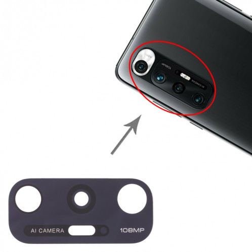 10 PCS Back Camera Lens pour Xiaomi MI 10S M2102J2SC SH43411360-04