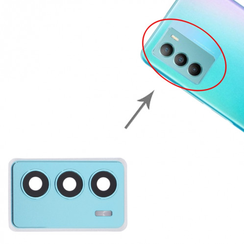 Pour cadre d'objectif de caméra arrière Vivo T1 (vert) SH348G106-04