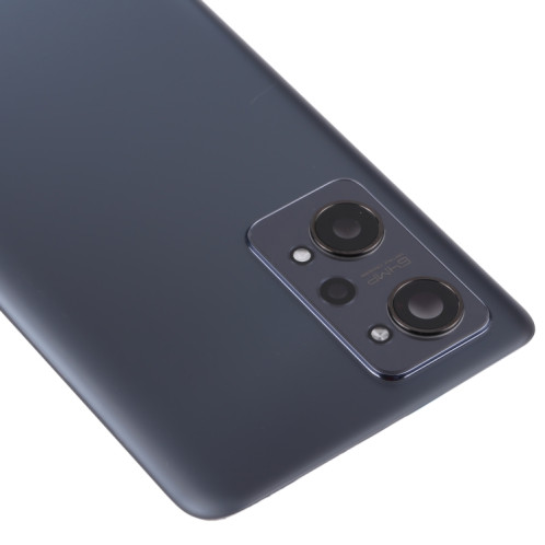 Pour OPPO Realme GT Neo2 Couvercle arrière de batterie d'origine avec couvercle d'objectif d'appareil photo (noir) SH44141705-06