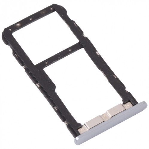 Plateau de carte SIM + plateau de carte micro SD pour la lame ZTE v9 (argent) SH452S1449-04