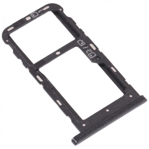 Plateau de carte SIM + plateau de carte SIM / plateau de carte micro SD pour la lame ZTE V10 VITA (Noir) SH458B1127-04