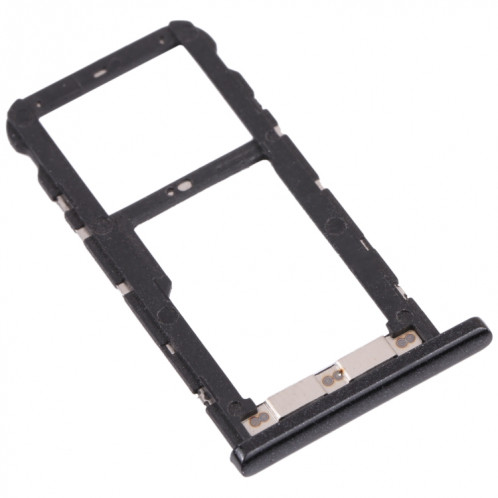 Plateau de carte SIM + plateau de carte SIM / plateau de carte micro SD pour la lame ZTE V10 VITA (Noir) SH458B1127-04