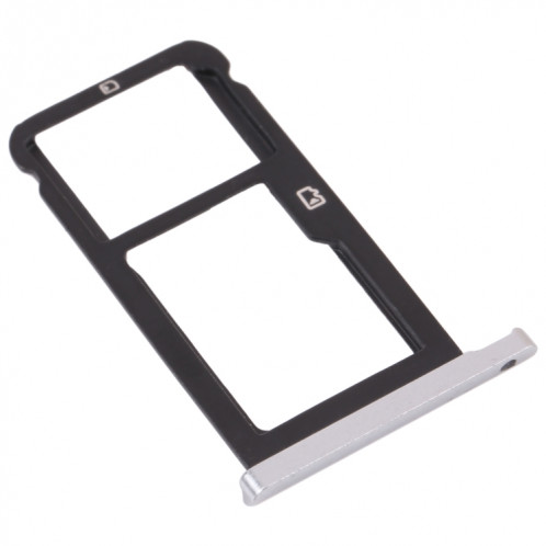 Plateau de carte SIM + Bac de carte Micro SD pour ZTE Blade Zmax Pro / Z981 (argent) SH461S961-04