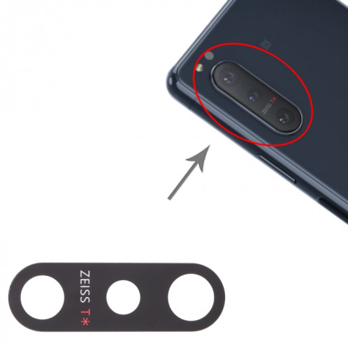 Lentille de caméra arrière pour Sony Xperia 5 II SH44711022-04