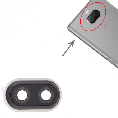 Cache de l'objectif de caméra pour Sony Xperia 10 Plus (Noir) SH474B1575-04