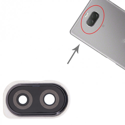 Couverture de la lentille de la caméra pour Sony Xperia 10 (Noir) SH475B184-04