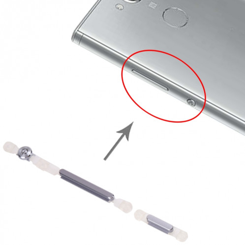 Bouton d'alimentation et bouton de contrôle du volume pour Sony Xperia XA2 Ultra (Bleu) SH477L670-04