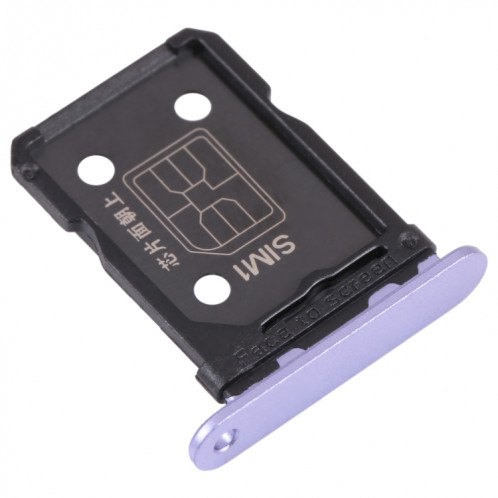 Pour OPPO Reno6 5G PEQM00 CPH2251 Plateau de carte SIM + Plateau de carte SIM (Violet) SH485P172-04