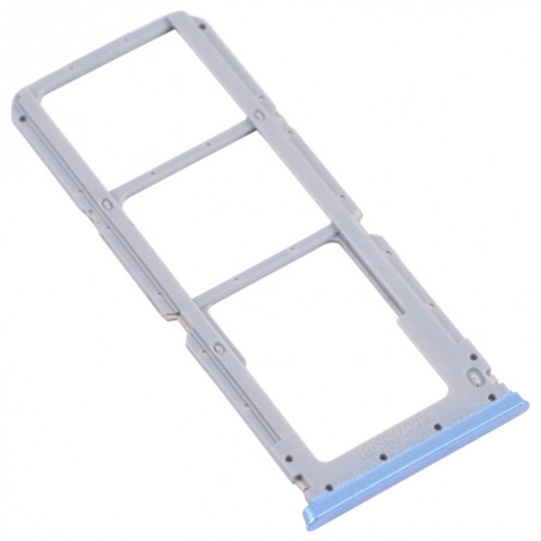Pour OPPO A16 / A16S CPH2269 CPH2271 Plateau de carte SIM + Plateau de carte SIM + Plateau de carte Micro SD (Bleu) SH490L1514-04