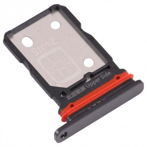 Pour vivo iQOO 8 plateau de carte SIM + plateau de carte SIM (noir) SH502B1184-04