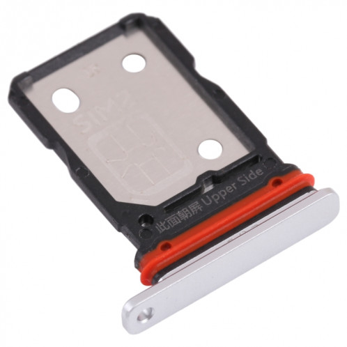 Pour vivo iQOO 8 plateau de carte SIM + plateau de carte SIM (blanc) SH502W438-04