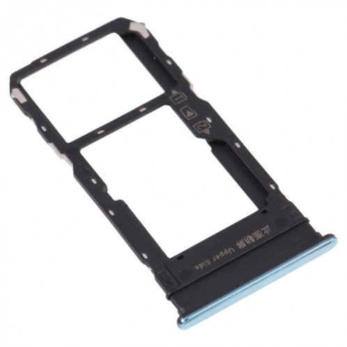 Pour vivo Y76s V2156A plateau de carte SIM + plateau de carte SIM/plateau de carte Micro SD (vert) SH504G744-04