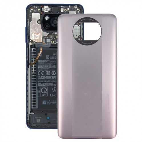 Couverture arrière de la batterie d'origine pour Xiaomi Poco X3 Pro M2102J20SG (Gold) SH26JL816-07