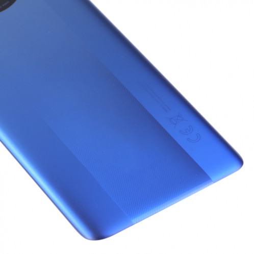 Couverture arrière de la batterie d'origine pour Xiaomi Poco X3 Pro M2102J20SG (Bleu) SH26LL80-07