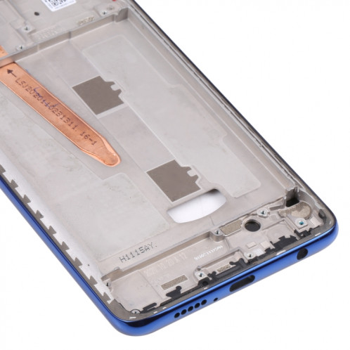 Plaque de lunette de cadre secondaire originale pour Xiaomi Poco X3 Pro (Bleu) SH527L277-07