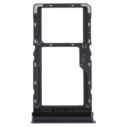 Plateau de carte SIM + plateau de carte Micro SD pour Xiaomi Poco X3 Pro M2102J20SG M2102J20SI (Noir) SH528B317-04