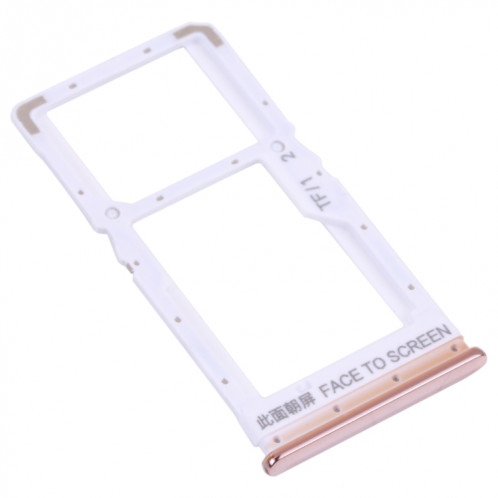 Plateau de carte SIM + plateau de cartes Micro SD pour Xiaomi Poco X3 Pro M2102J20SG M2102J20SI (Gold) SH528J1790-04