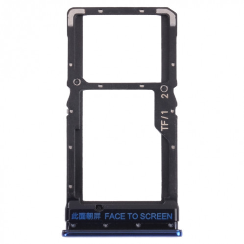 Plateau de carte SIM + plateau de cartes Micro SD pour Xiaomi Poco X3 Pro M2102J20SG M2102J20SI (Bleu) SH528L471-04