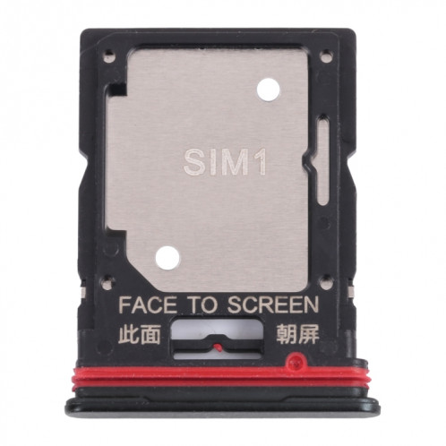 Plateau de carte SIM + plateau de carte SIM / plateau de carte micro SD pour Xiaomi Redmi Note 11 PRO 21091116C (Noir) SH532B1747-04