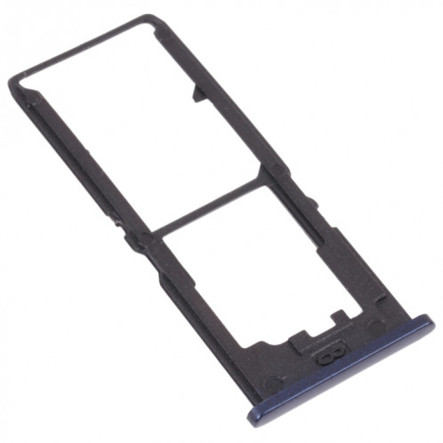 Pour vivo Y12S 2021 / Y12a V2069 Plateau de carte SIM + Plateau de carte SIM + Plateau de carte Micro SD (Noir) SH539B33-04