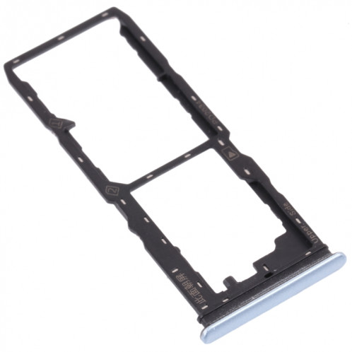 Pour vivo Y20a / Y20 2021 Plateau de carte SIM + Plateau de carte SIM + Plateau de carte Micro SD (Blanc) SH540W1951-04