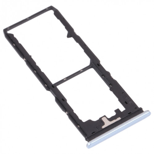 Pour vivo Y20a / Y20 2021 Plateau de carte SIM + Plateau de carte SIM + Plateau de carte Micro SD (Blanc) SH540W1951-04