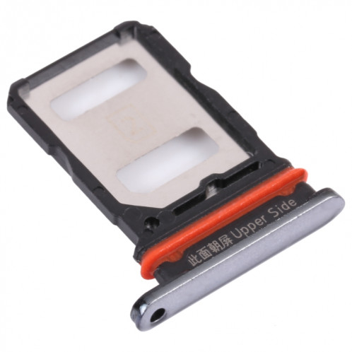 Pour vivo V21 / V21 5G V2066 V2108 V2050 Plateau de carte SIM + Plateau de carte SIM / Plateau de carte Micro SD (Noir) SH542B617-04