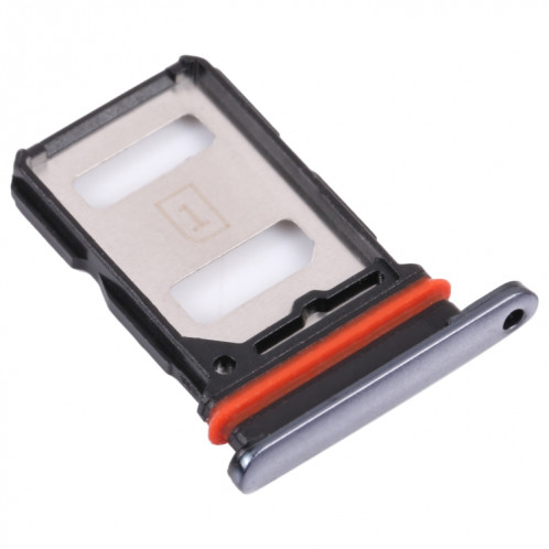 Pour vivo V21 / V21 5G V2066 V2108 V2050 Plateau de carte SIM + Plateau de carte SIM / Plateau de carte Micro SD (Noir) SH542B617-04