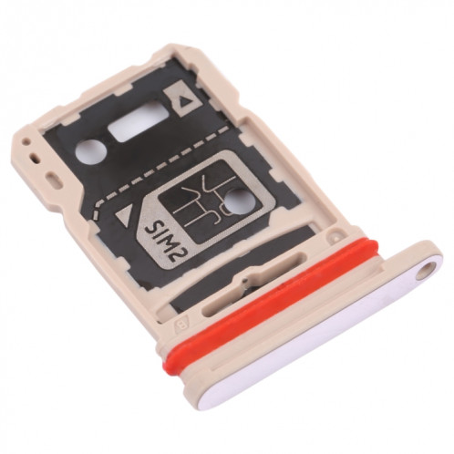 Pour vivo V21 / V21 5G V2066 V2108 V2050 Plateau de carte SIM + Plateau de carte SIM / Plateau de carte Micro SD (Or) SH542J426-04