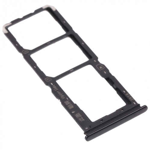 Pour vivo Y11s V2028 Plateau de carte SIM + Plateau de carte SIM + Plateau de carte Micro SD (Noir) SH543B475-04