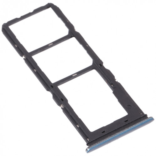 Pour vivo Y11s V2028 Plateau de carte SIM + Plateau de carte SIM + Plateau de carte Micro SD (Bleu) SH543L1706-04