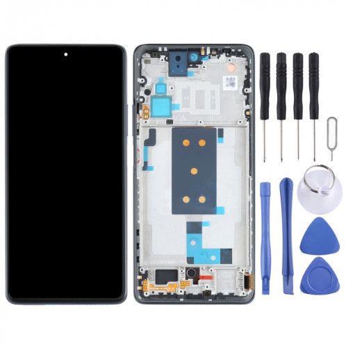 Matériau OLED Écran LCD d'origine et numérisateur Assemblage complet avec cadre pour Xiaomi MI 11T / 11T Pro (Noir) SH567B1153-07