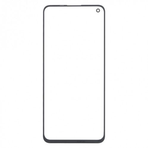Pour OnePlus Nord 2 5G DN2101 DN2103 Lentille en verre extérieure de l'écran avant (noir) SH605B119-07